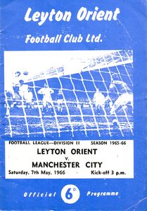 Leyton Orient v Manchester City 1965/66
